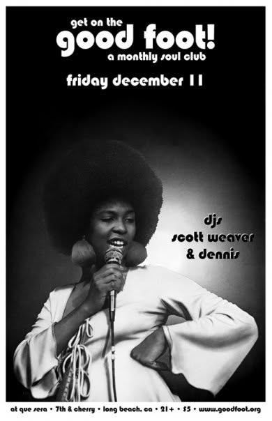 Good Foot flyer, 11 December 2009