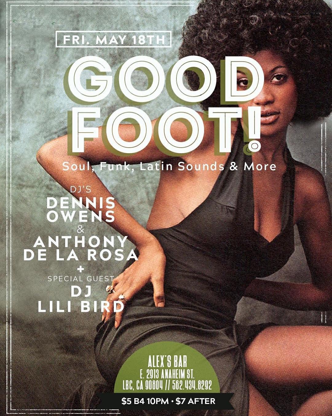 Good Foot flyer, 15 May 2018