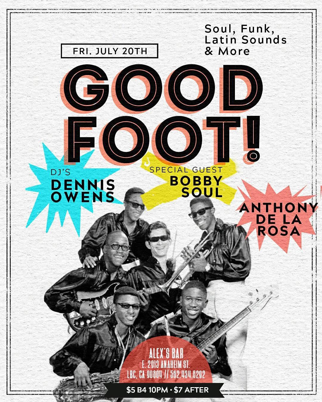 Good Foot flyer, 16 July 2018
