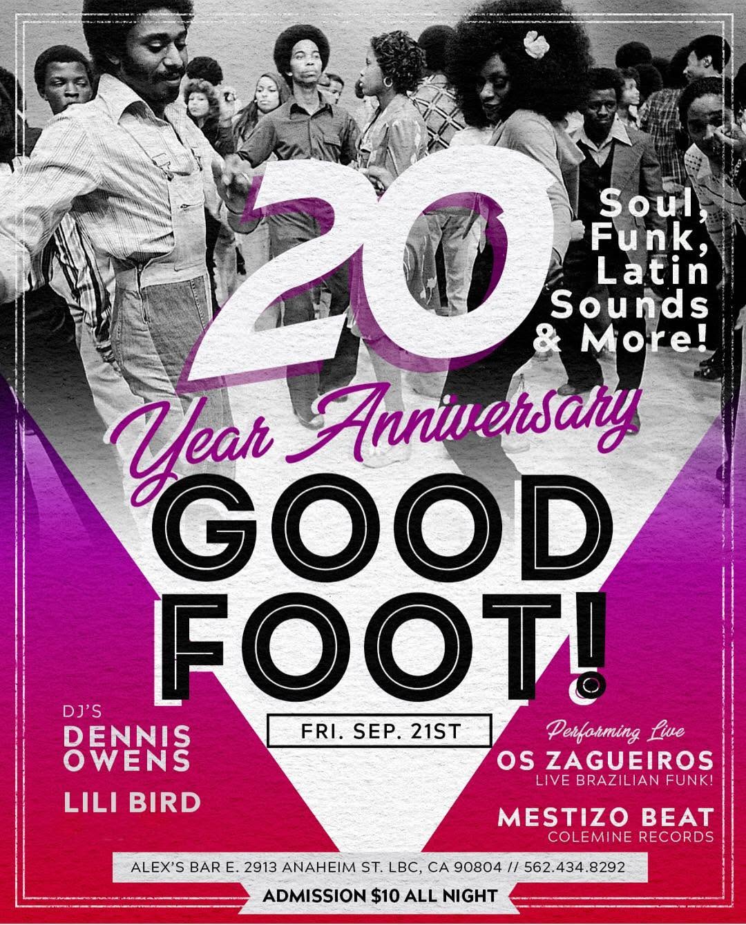 Good Foot flyer, 21 September 2018