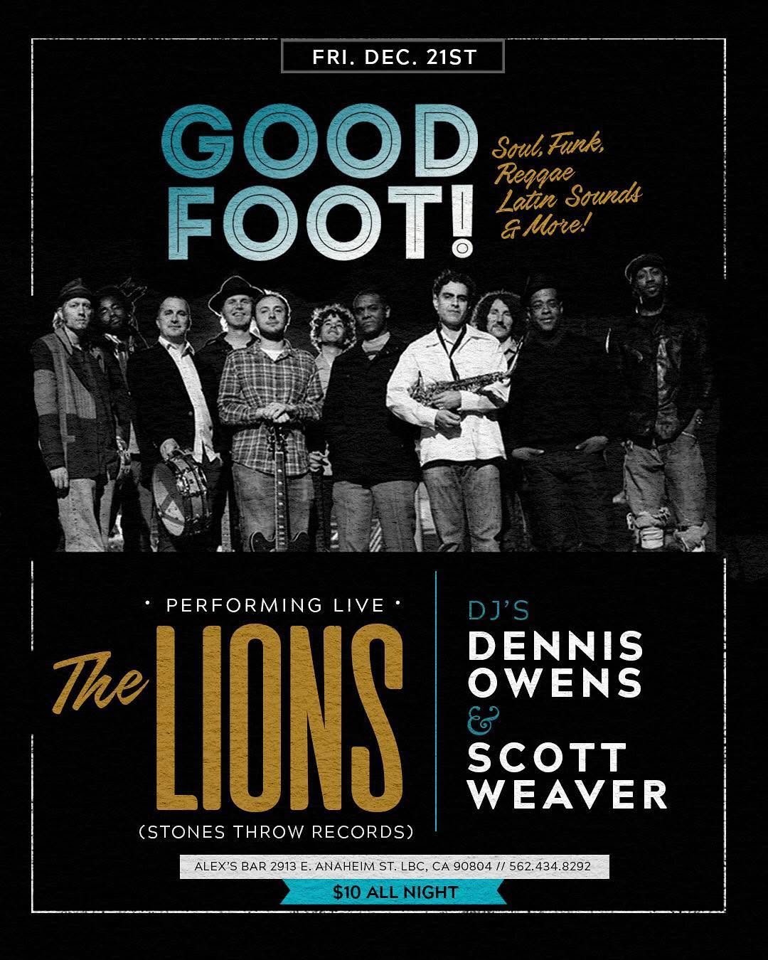 Good Foot flyer, 21 December 2018