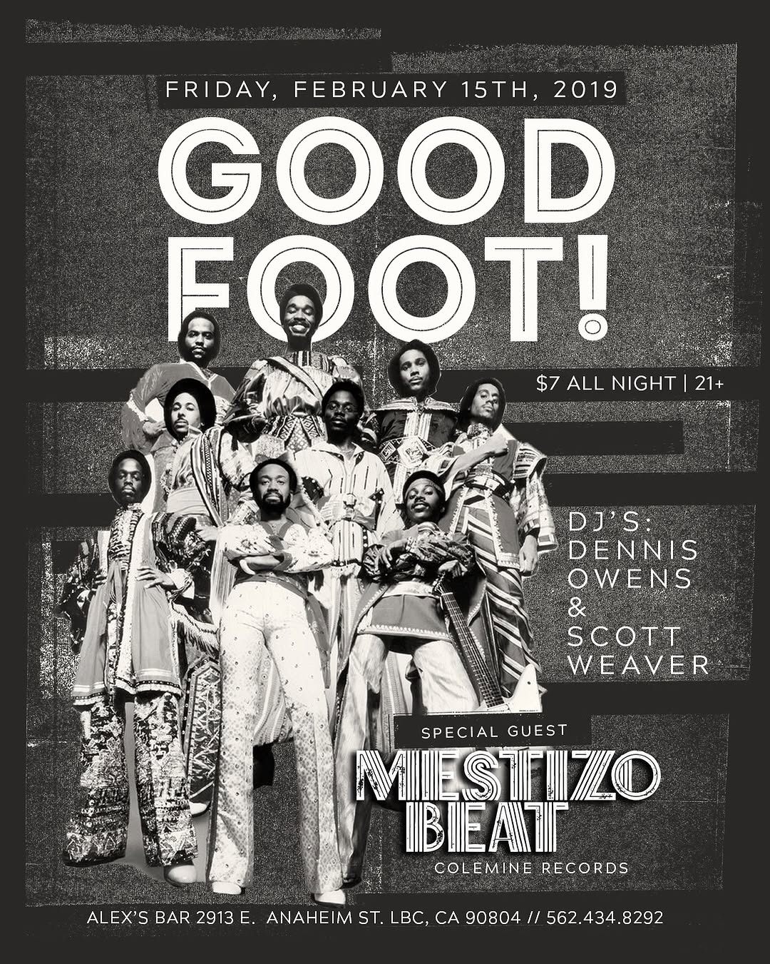 Good Foot flyer, 8 February 2019