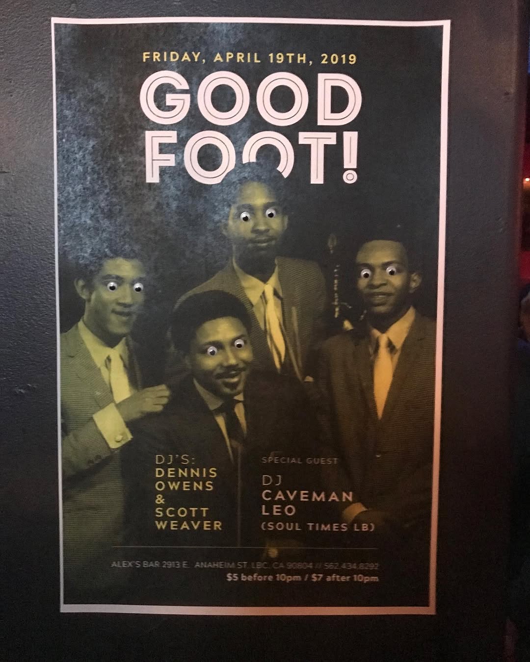 Good Foot flyer, 18 April 2019
