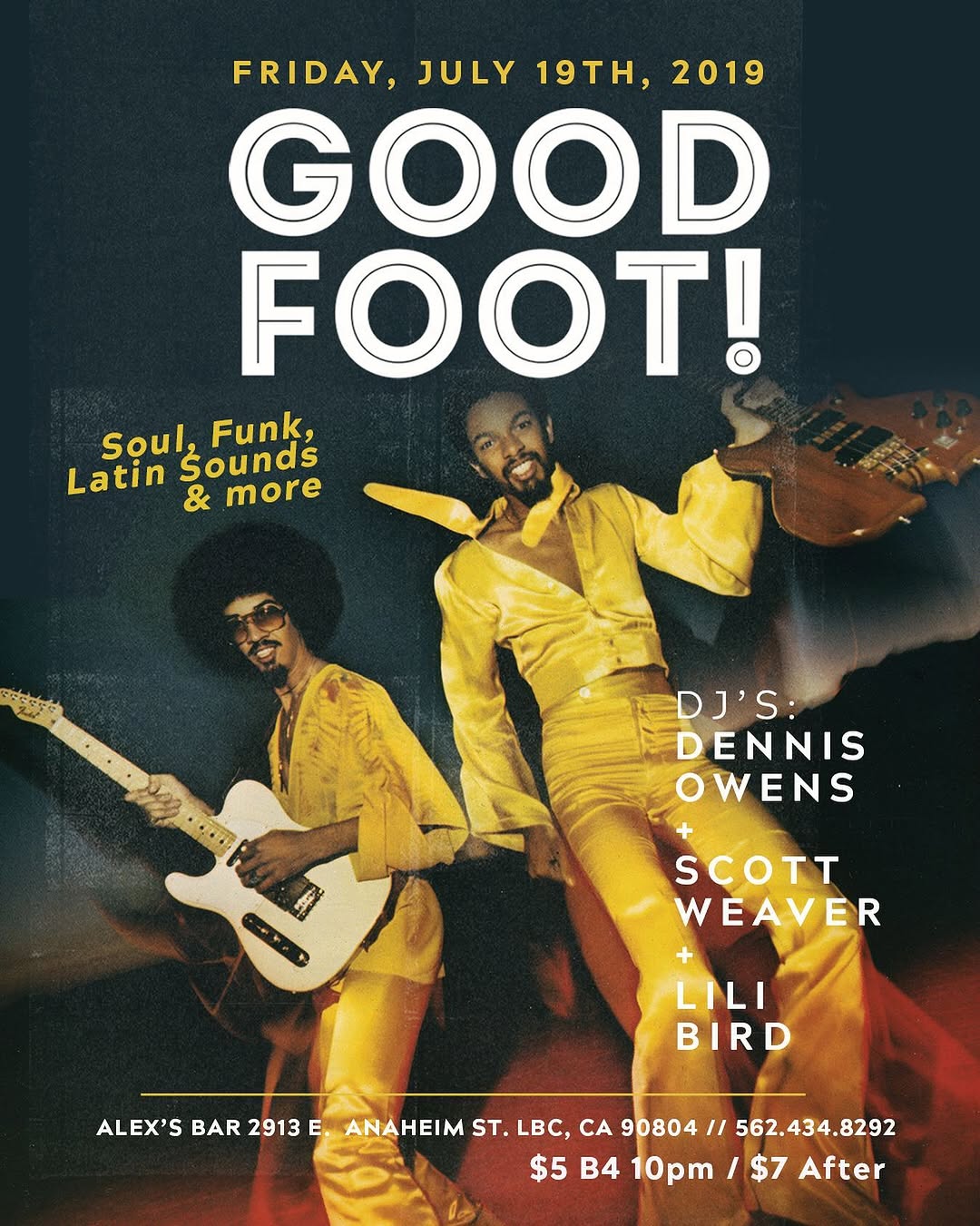 Good Foot flyer, 12 July 2019