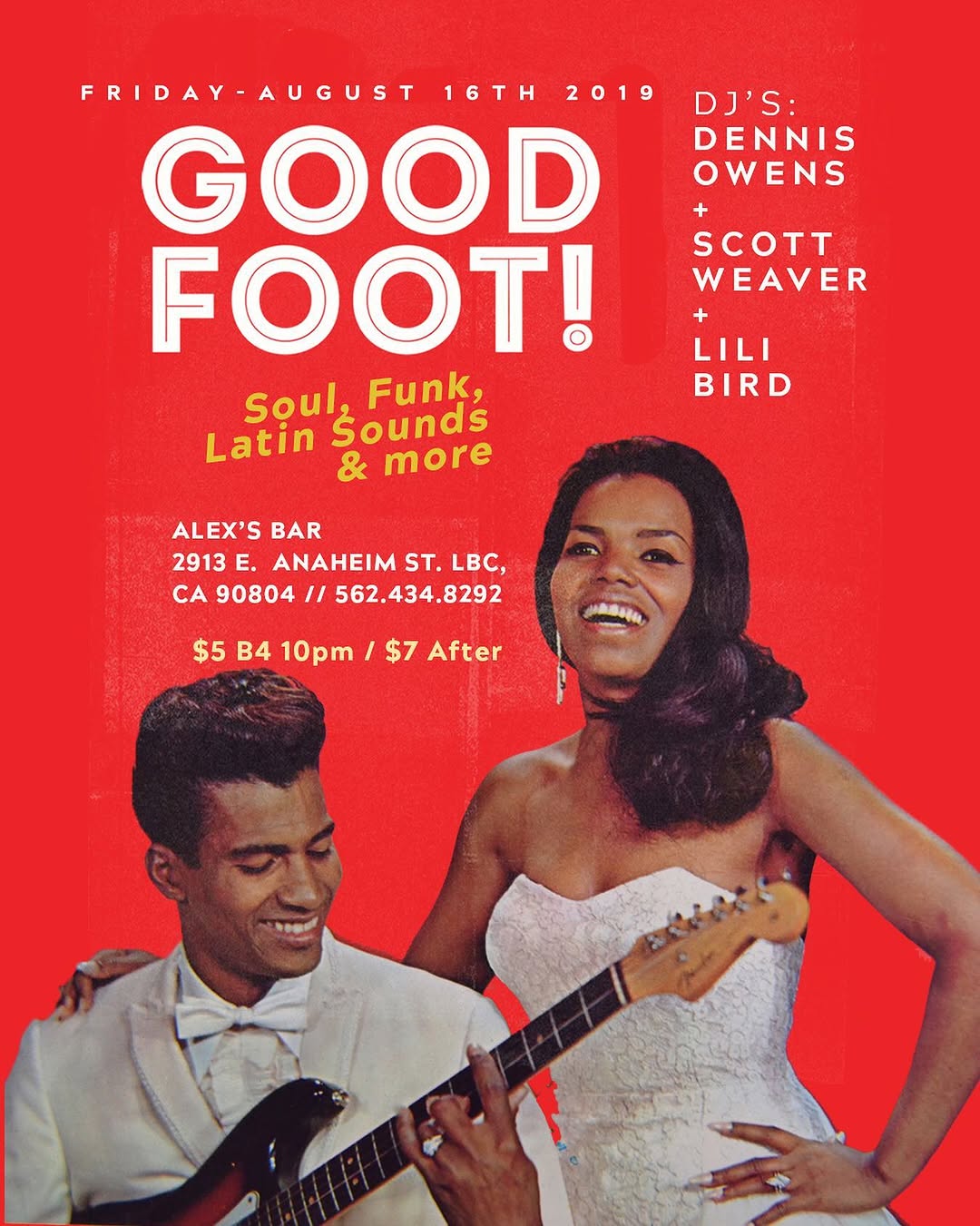 Good Foot flyer, 16 August 2019