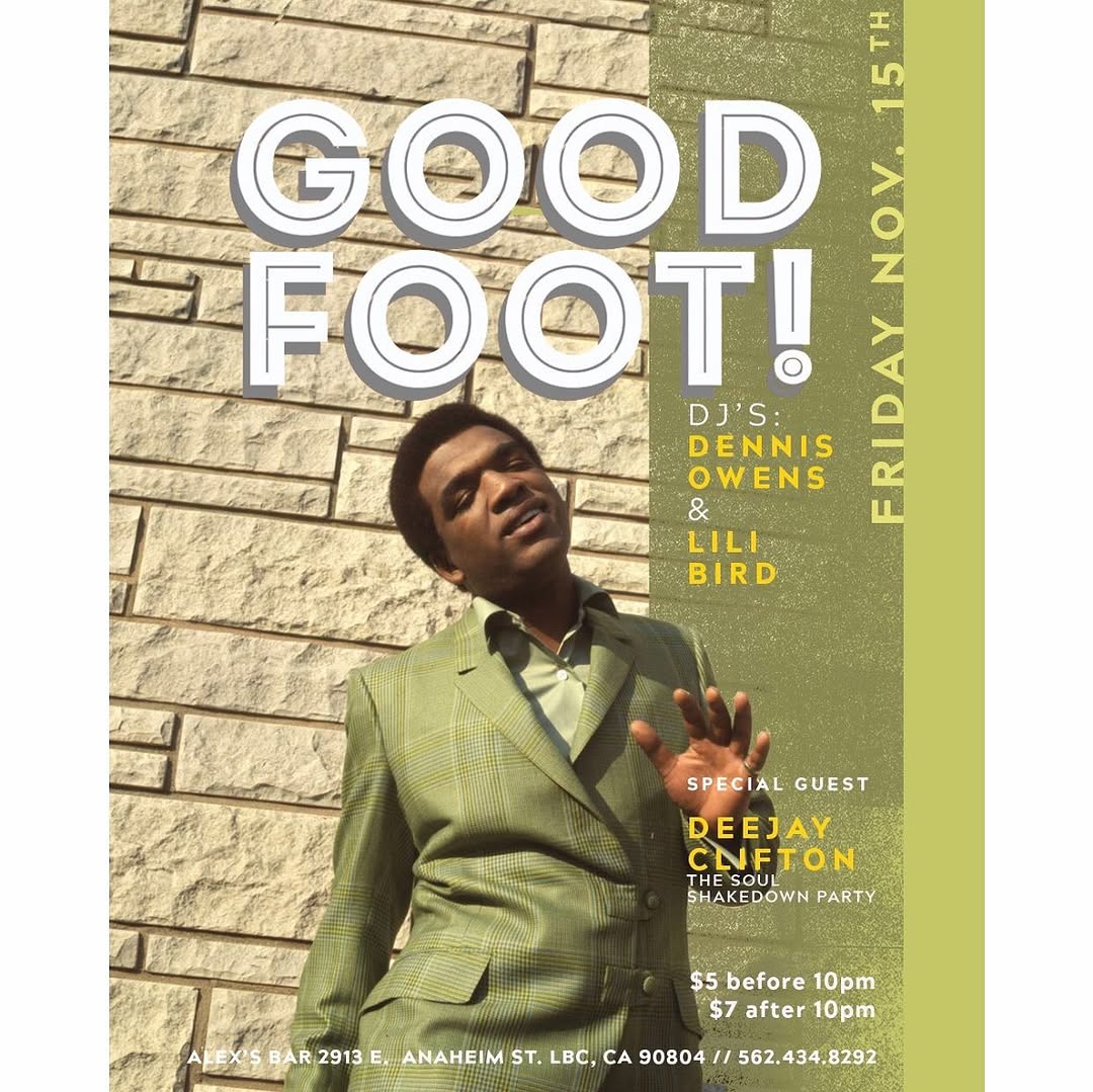 Good Foot flyer, 15 November 2019