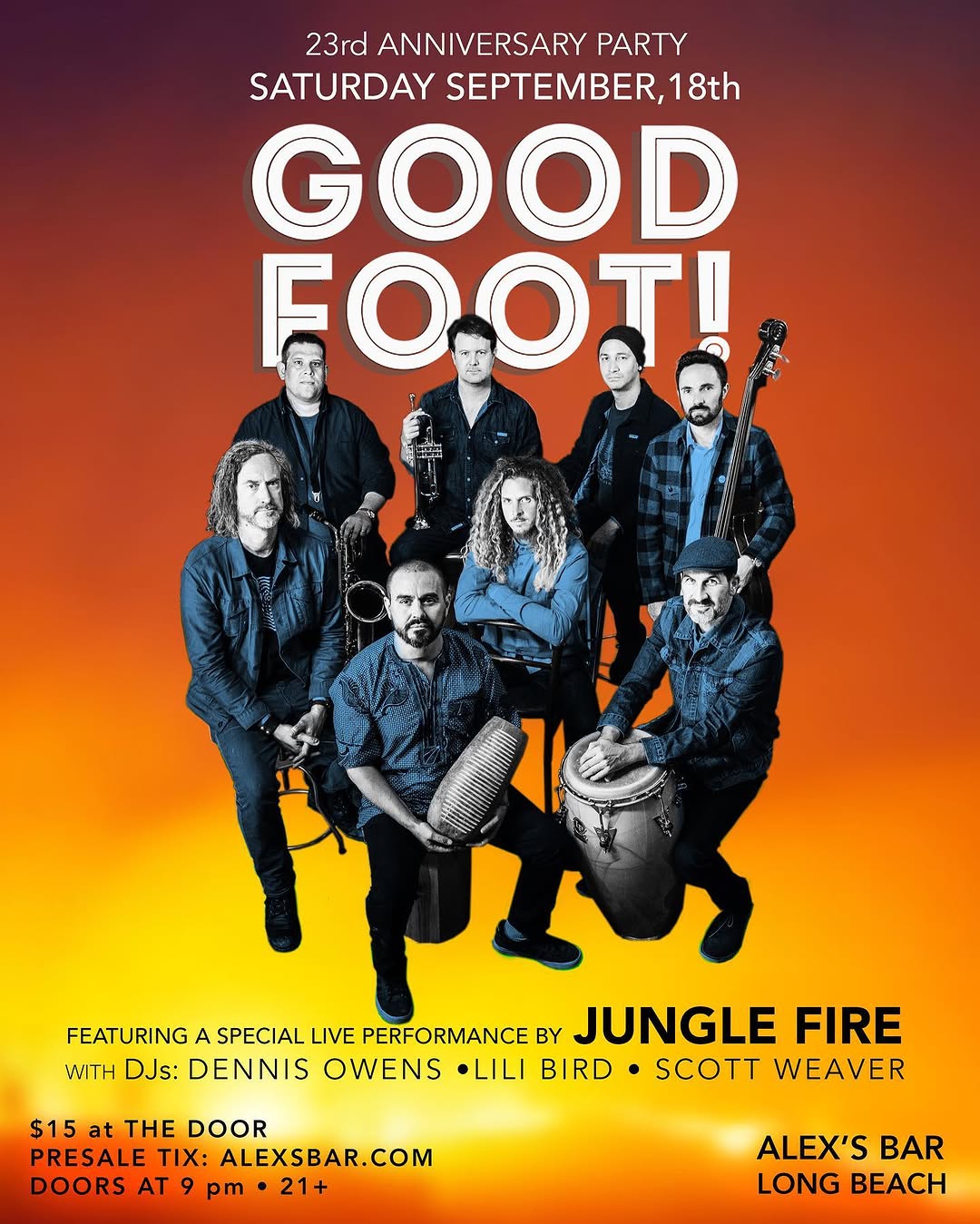 Good Foot flyer, 18 September 2021