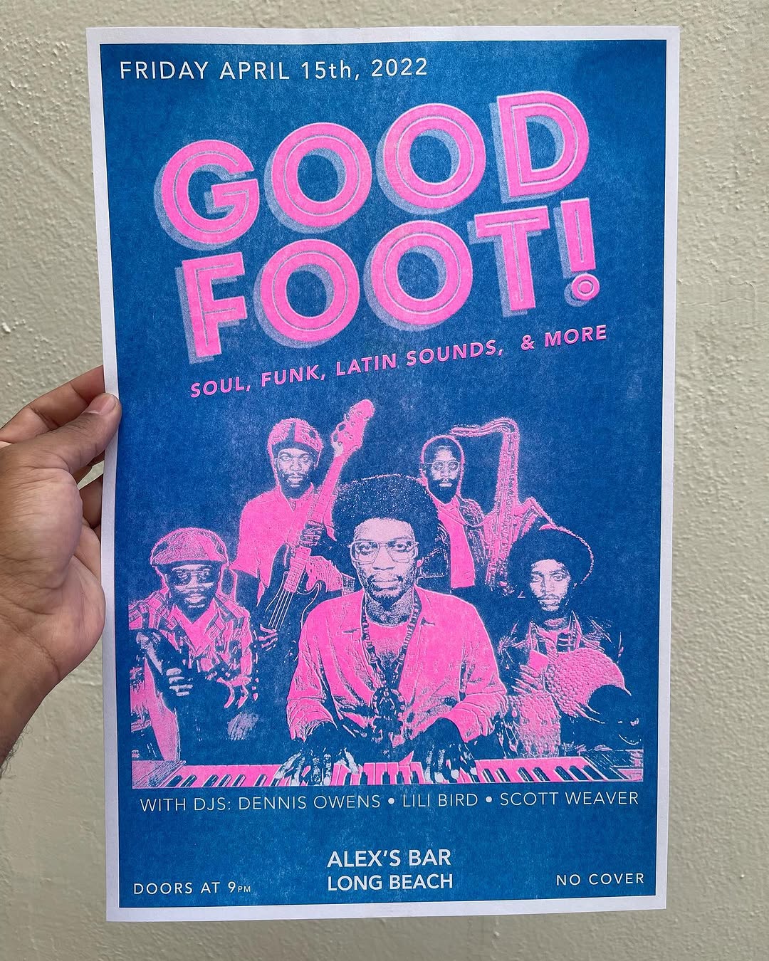 Good Foot flyer, 15 April 2022
