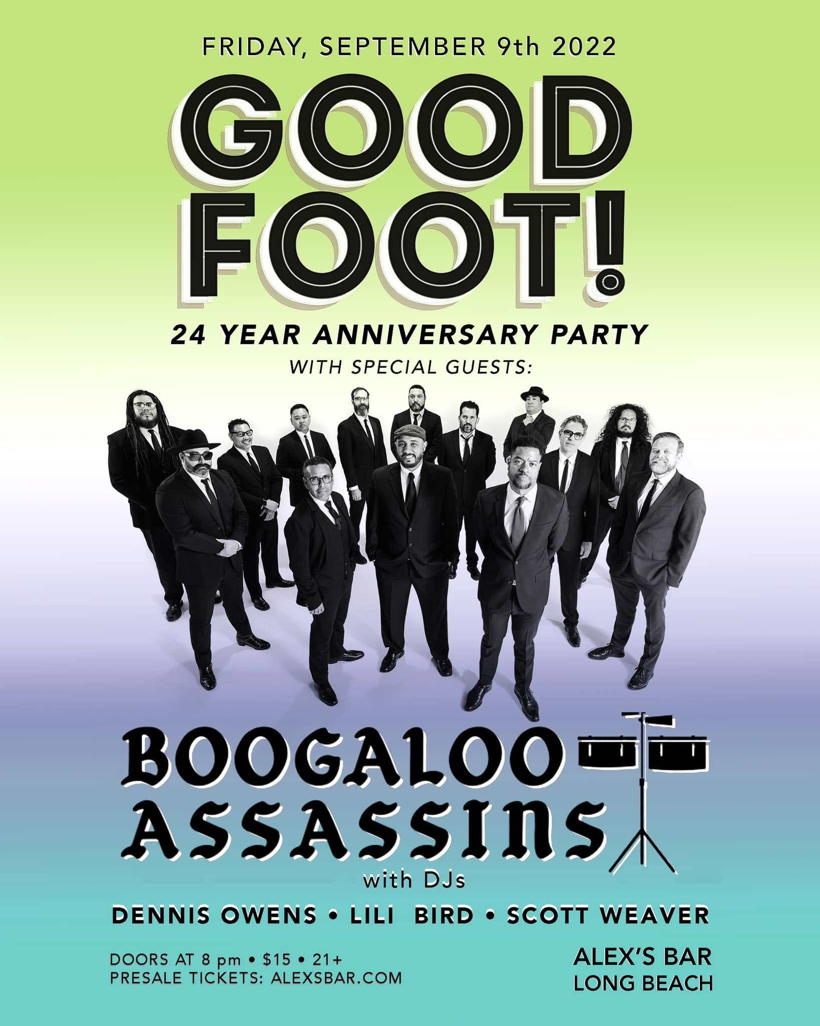 Good Foot flyer, 9 September 2022