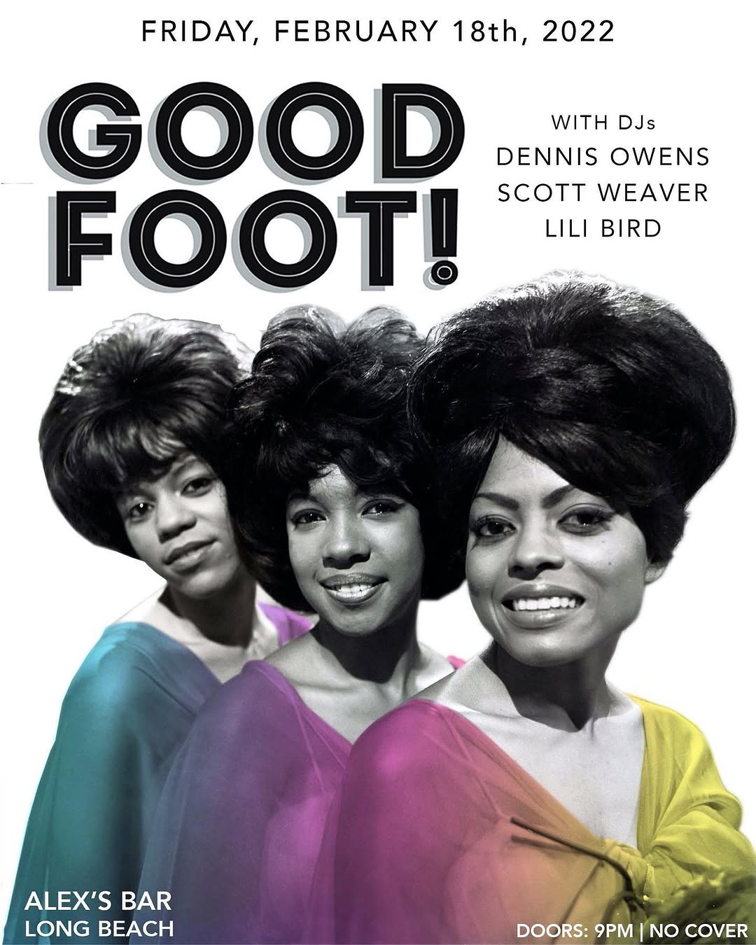 Good Foot flyer, 18 February 2022