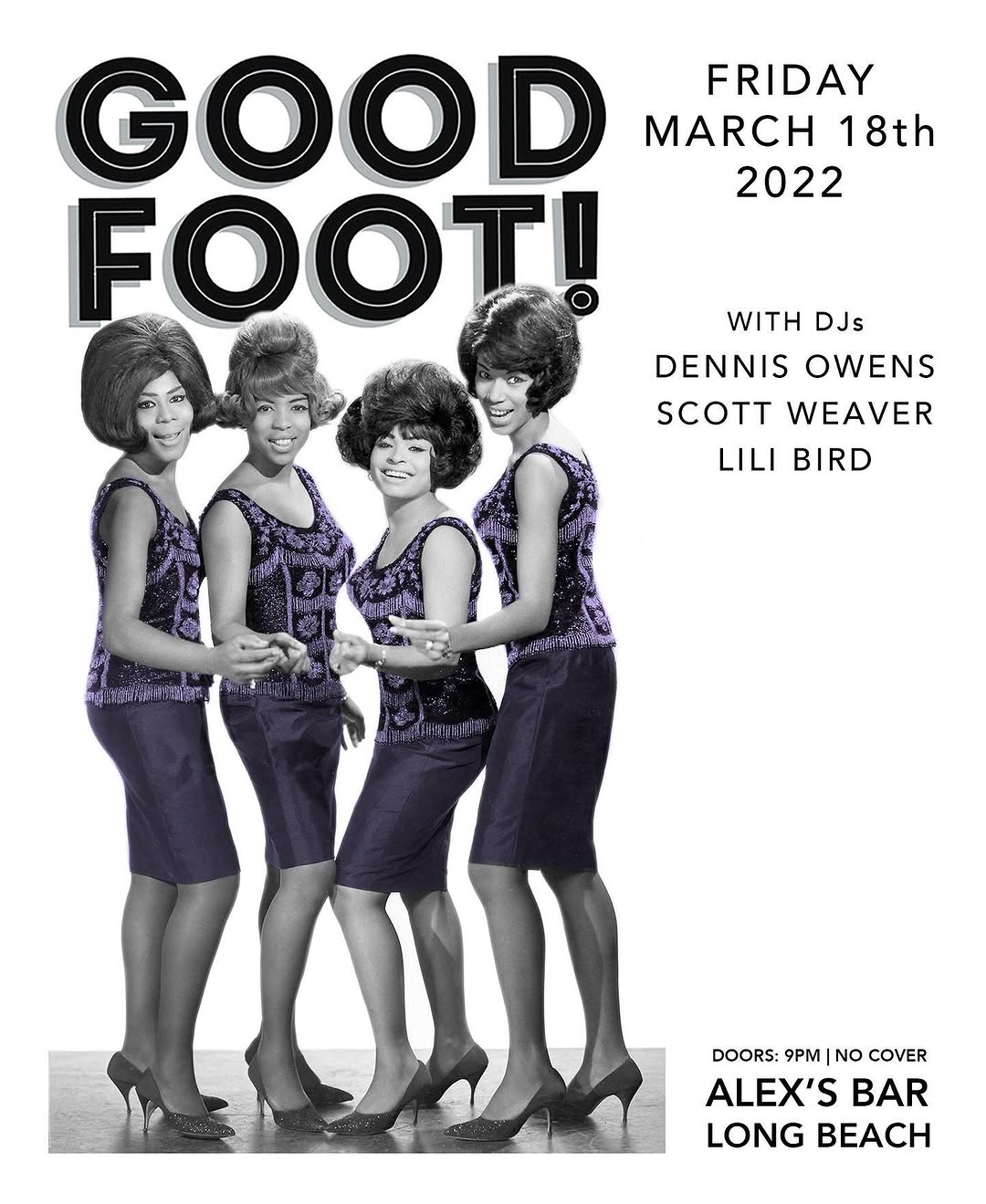 Good Foot flyer, 18 March 2022