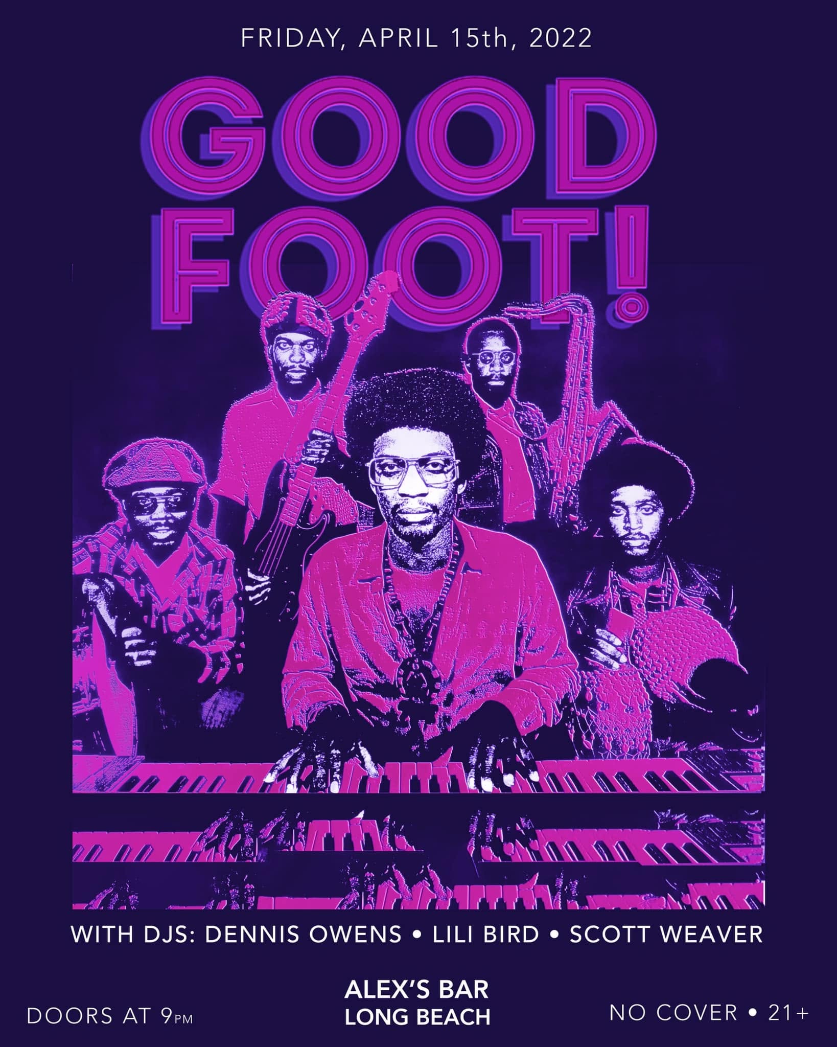 Good Foot flyer, 15 April 2022