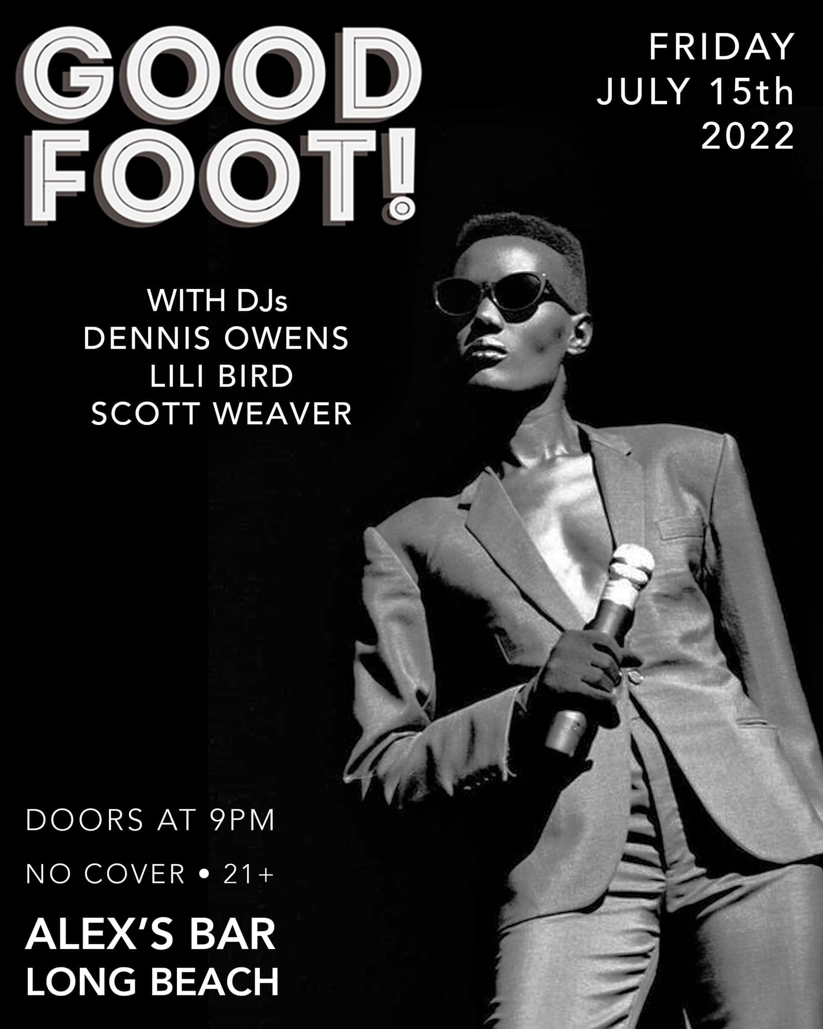 Good Foot flyer, 15 July 2022