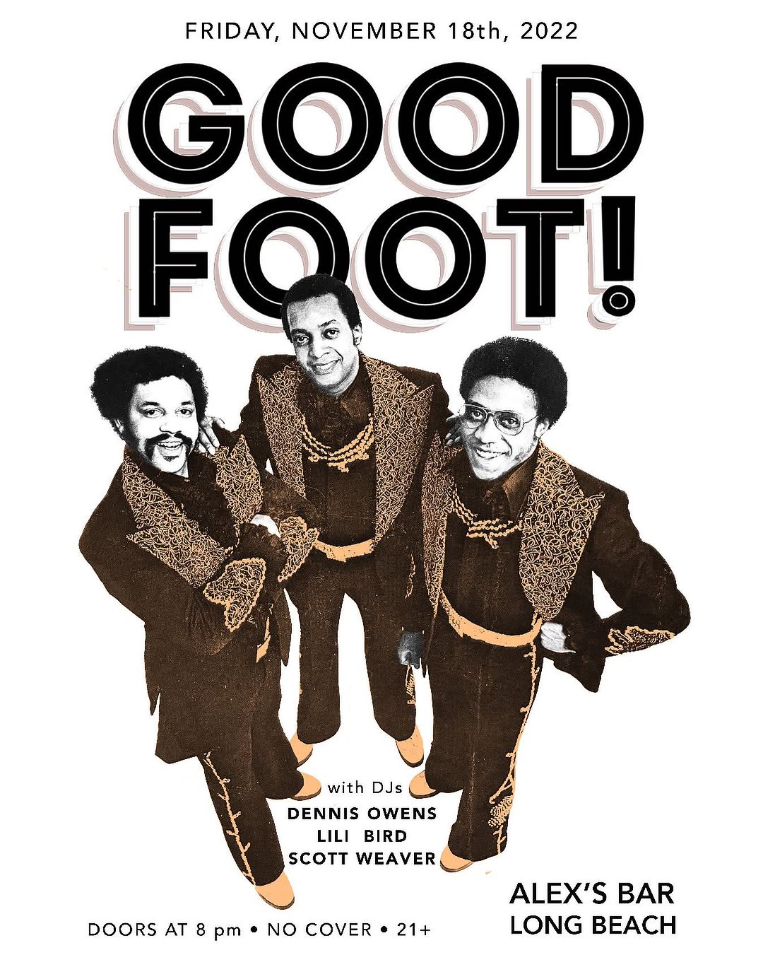 Good Foot flyer, 18 November 2022