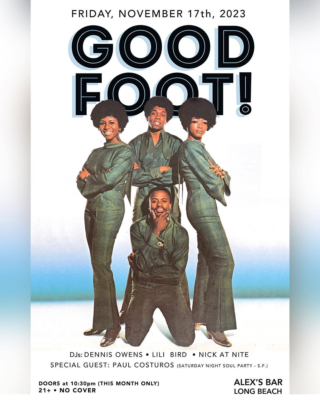 Good Foot flyer, 17 November 2023