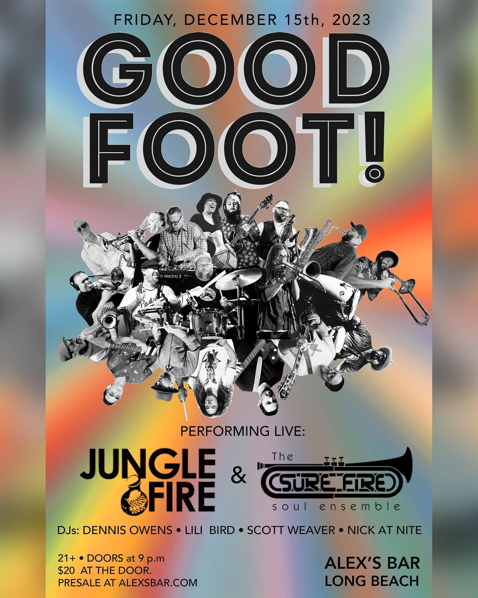 Good Foot flyer, 15 December 2023