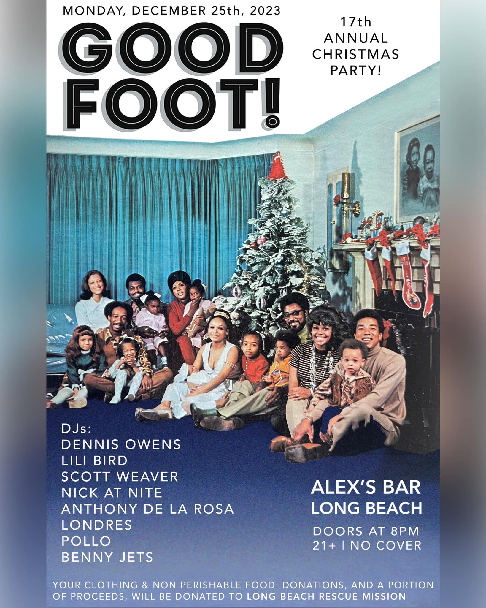 Good Foot flyer, 25 December 2023