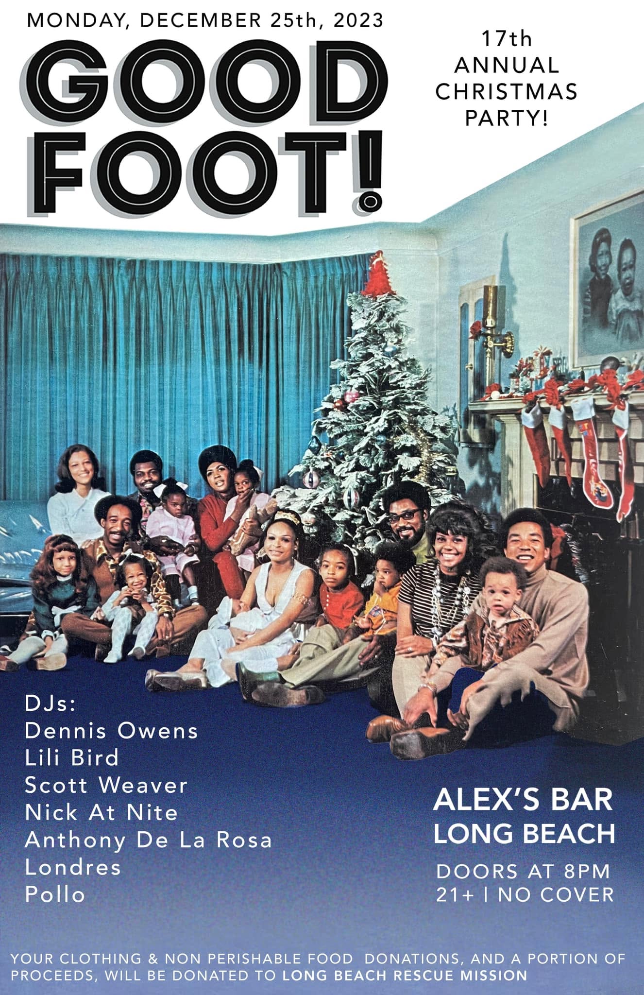Good Foot flyer, 25 December 2023