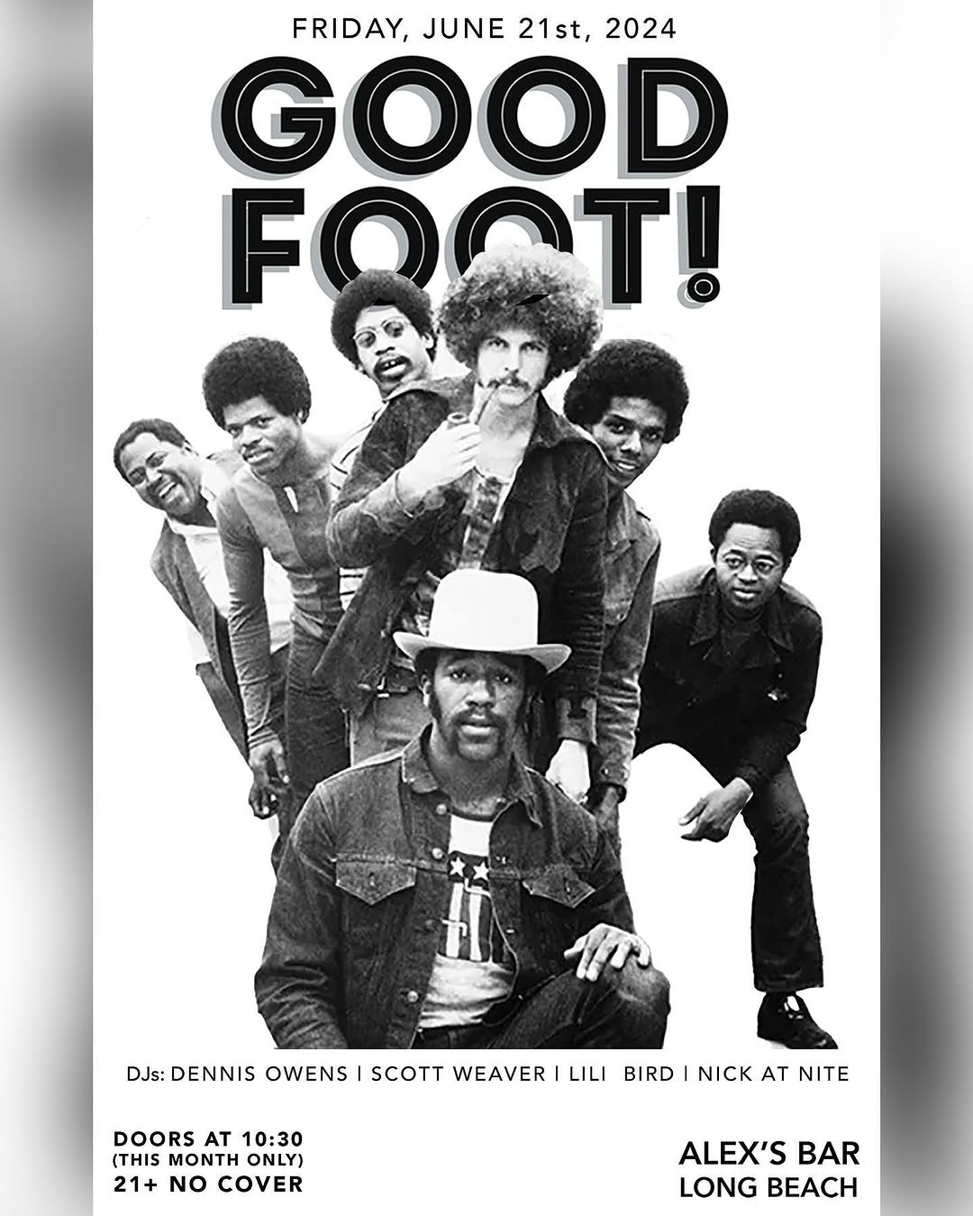 Good Foot flyer, 14 June 2024