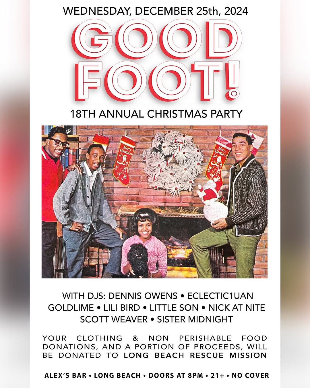 Good Foot flyer, 21 December 2024