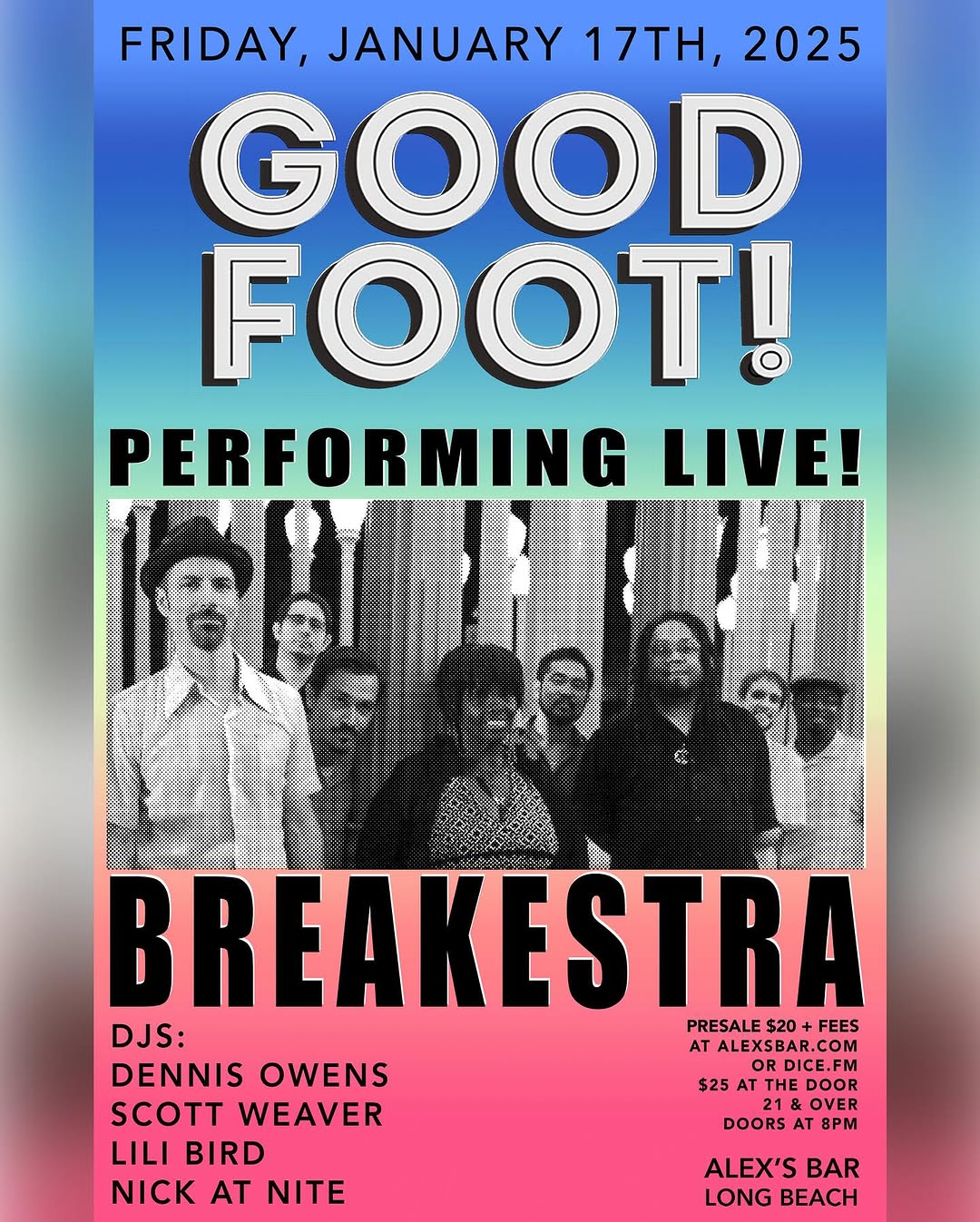Good Foot flyer, 27 December 2024