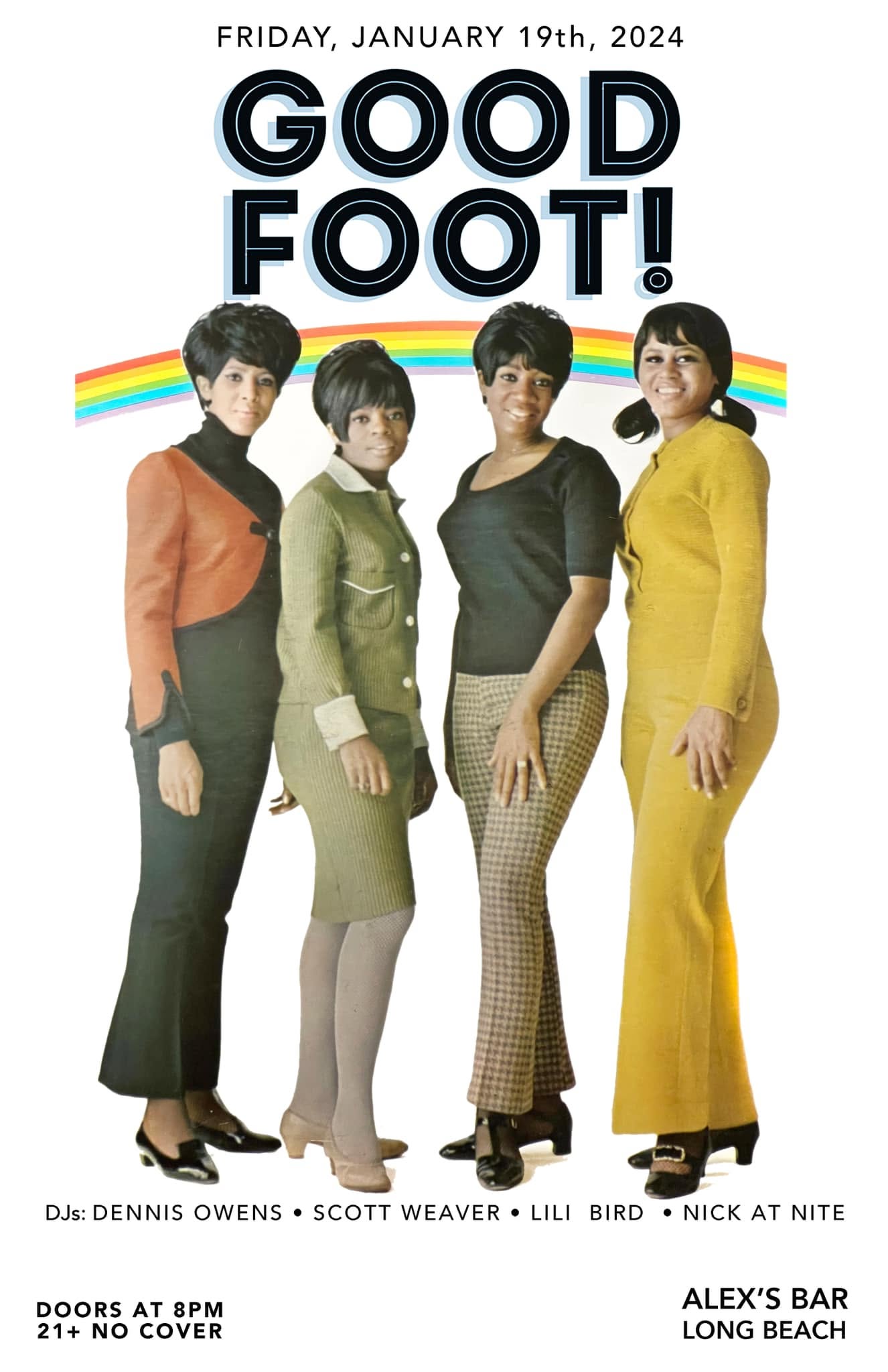 Good Foot flyer, 19 January 2024