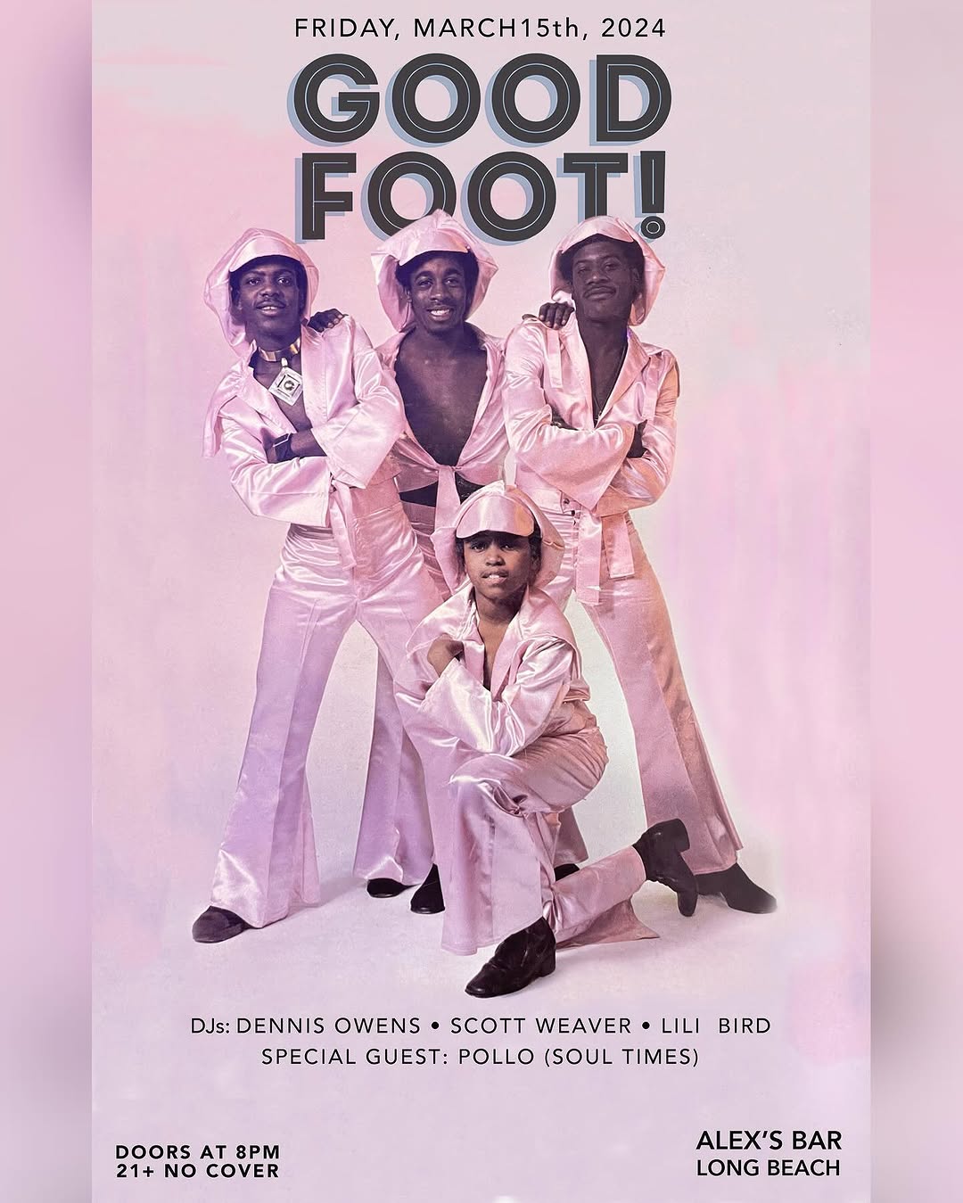 Good Foot flyer, 15 March 2024