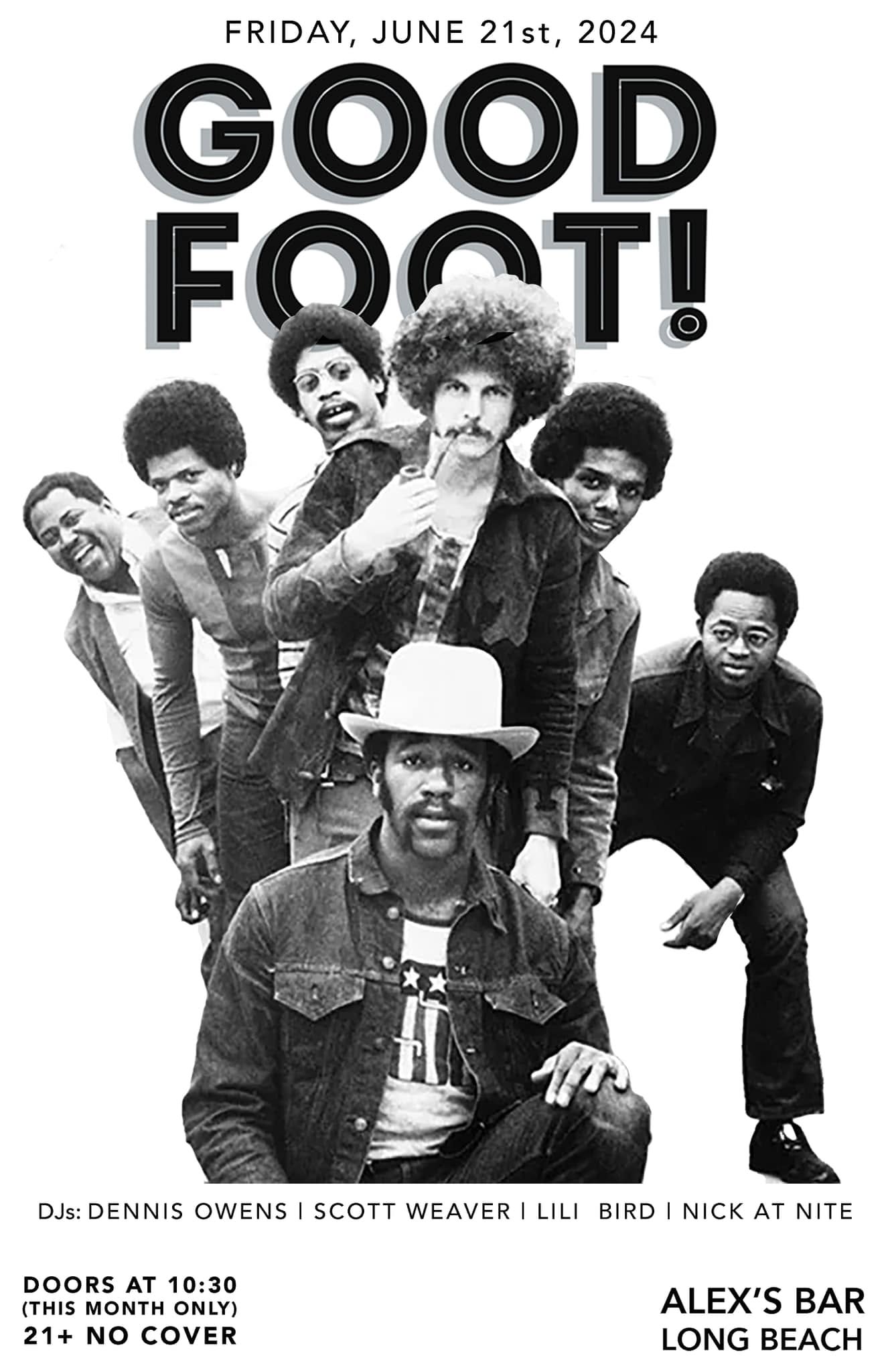 Good Foot flyer, 21 June 2024