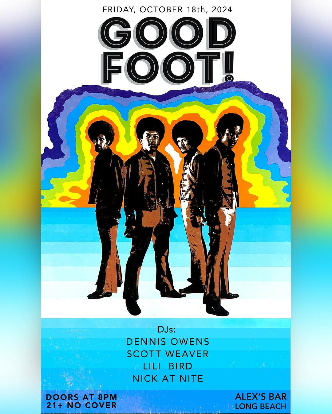 Good Foot flyer, 18 October 2024