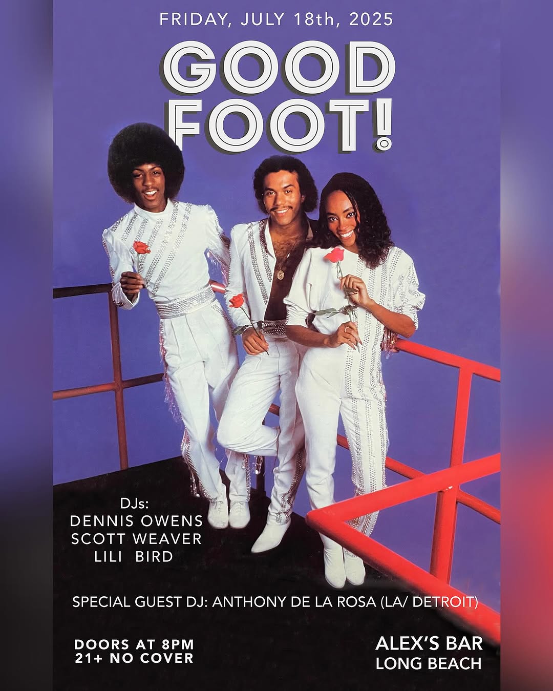 Good Foot flyer, 18 July 2025
