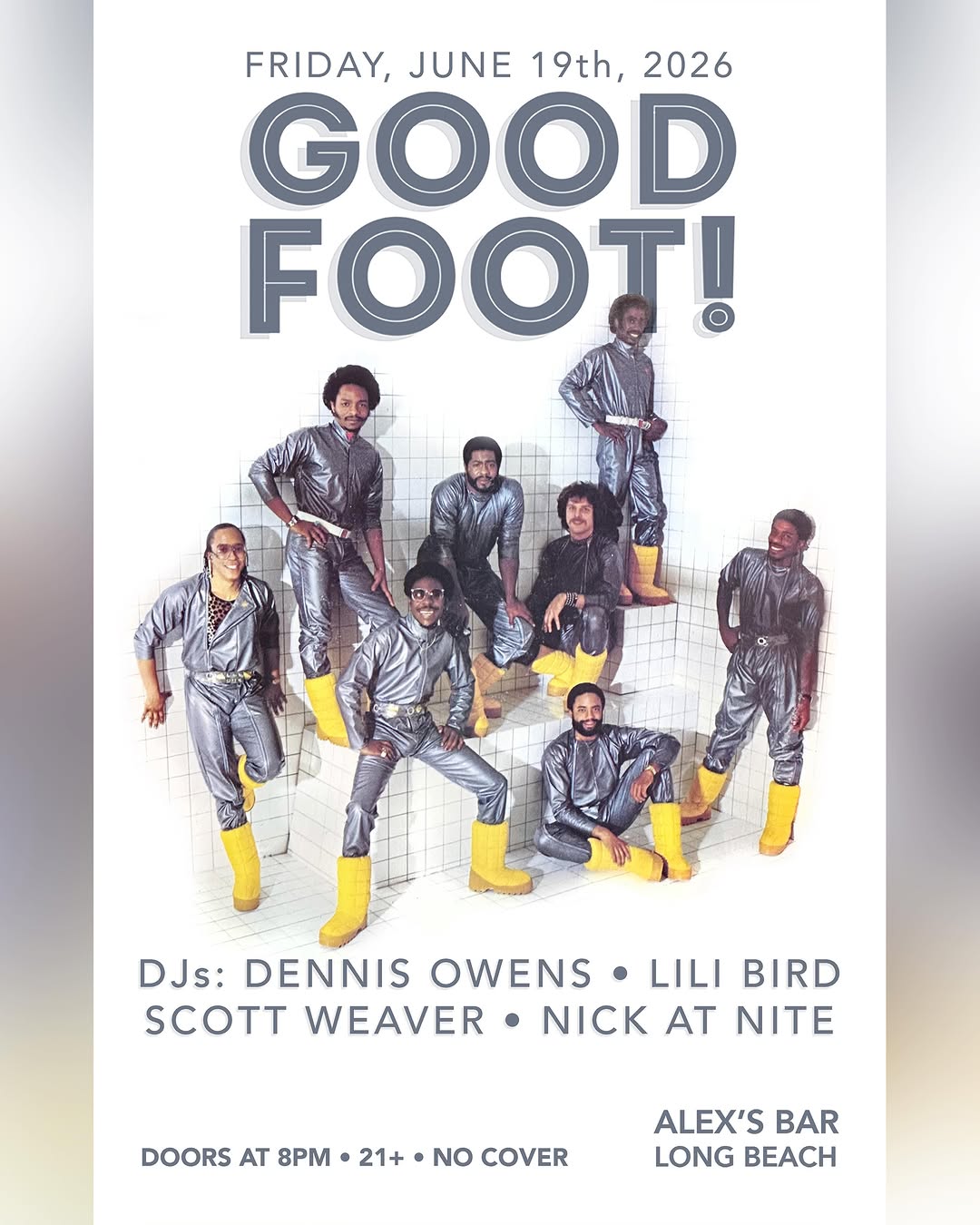 Good Foot flyer, 9 June 2026