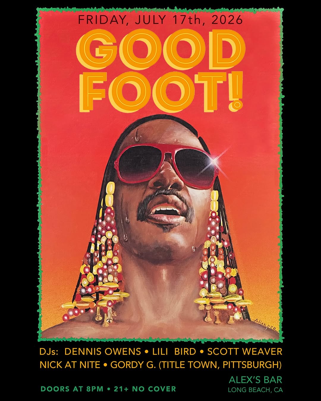 Good Foot flyer, 3 July 2026